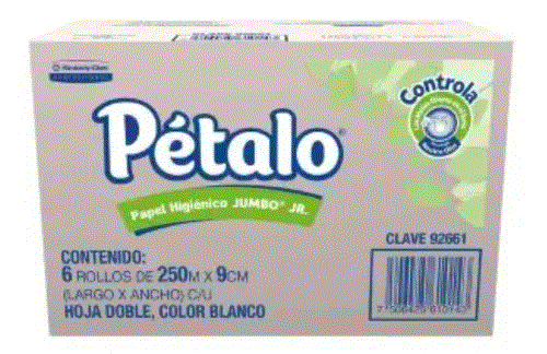 Papel higienico marca petalo 200 mts