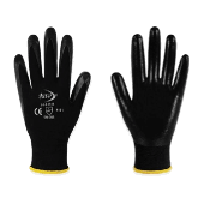 GUANTE DE NYLON CON NITRILO EN PALMA (AMARILLO)